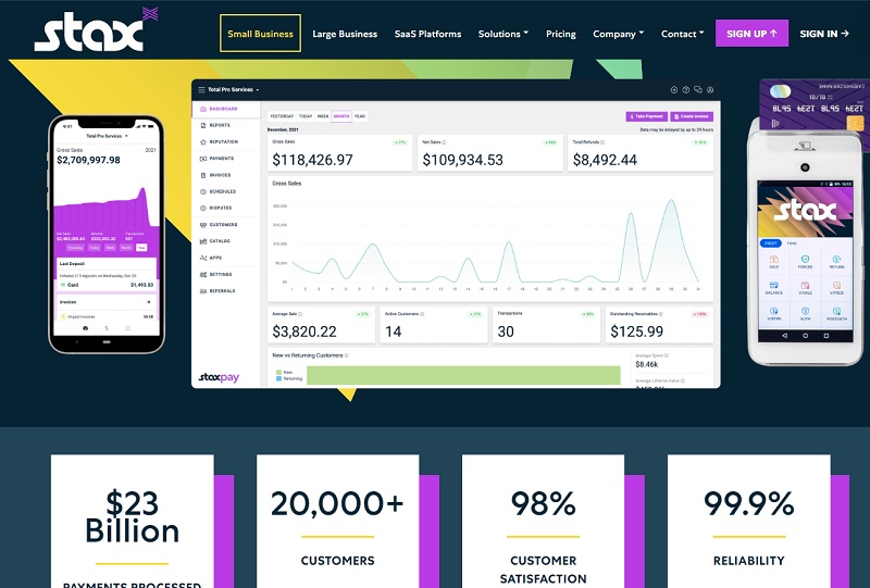 Stax Payment Portal development